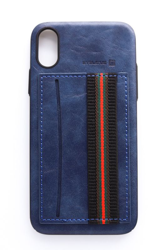 Aizmugurējais vāciņš Evelatus Apple iPhone X Cubit Plastic Blue