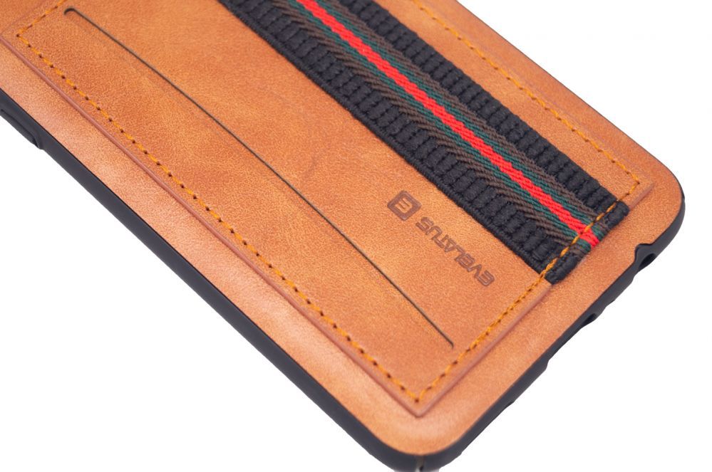 Aizmugurējais vāciņš Evelatus Huawei P smart 2019 Cubit Plastic Brown