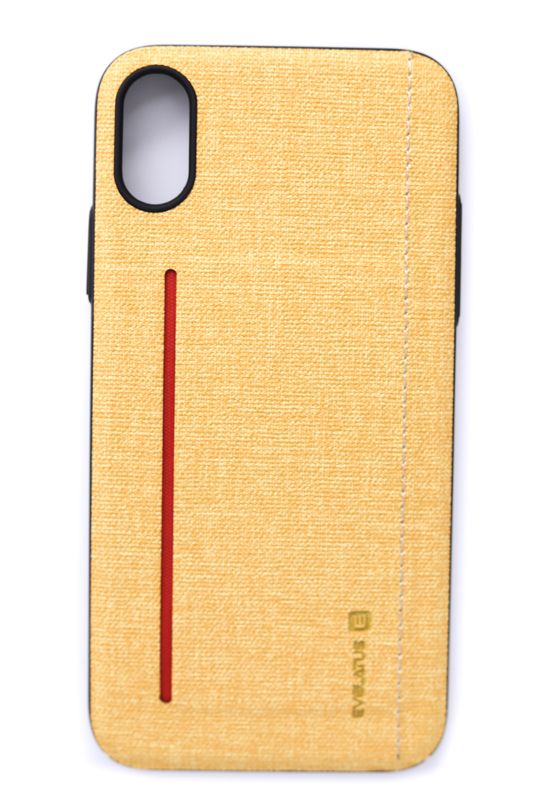 Aizmugurējais vāciņš Evelatus Apple iPhone X 6127 Yellow