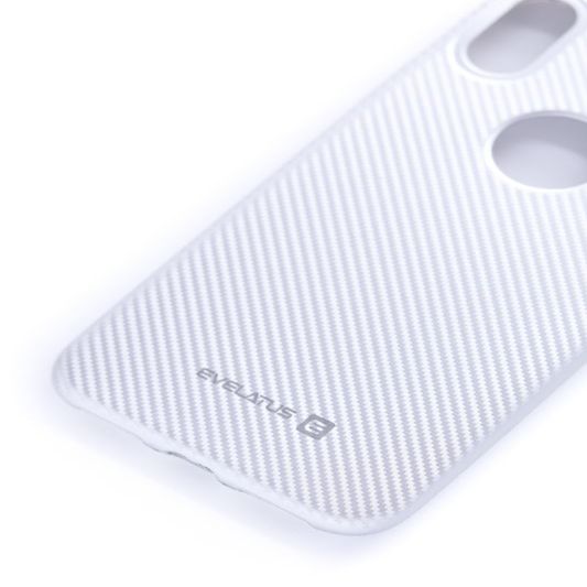 Aizmugurējais vāciņš Evelatus Apple iPhone X Carbon Silver