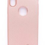 Nugarėlės dėklai Evelatus Apple iPhone X Carbon Pink