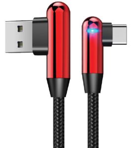 Кабель Evelatus - Type-C Data Cable TPC05 L-Shape Red