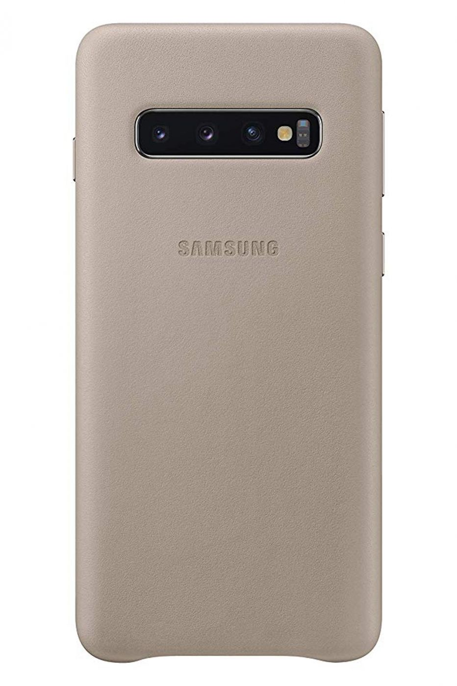 Tagakaaned Samsung Galaxy S10 Leather Cover EF-VG973LJEGWW Gray
