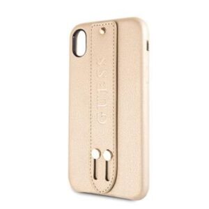 Tagakaaned Guess Apple iPhone XR Saffiano Strap Case Beige