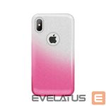 Tagakaaned iLike Apple iPhone X / iPhone XS Gradient Glitter 3in1 case Pink