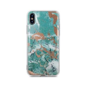 Aizmugurējais vāciņš iLike Samsung Samsung Galaxy S10 Marmur case Green
