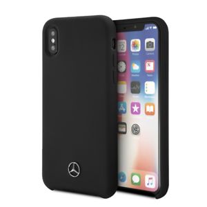 Tagakaaned Mercedes-Benz Apple iPhone XR Liquid Silicone Case Black