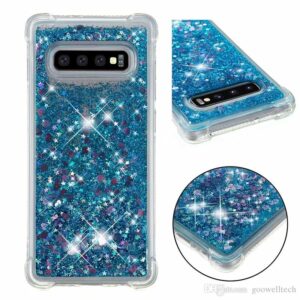 Tagakaaned iLike Samsung S10e Back Case Liquid Sparkle Blue