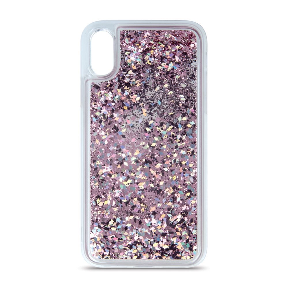 Back panel cover iLike Samsung S10 Back Case Liquid Sparkle Purple