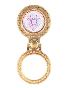 Ring Holder iLike Universal RING BRILLIANT CRYSTAL Rose Gold