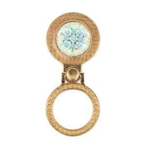 Ring Holder iLike Universal RING BRILLIANT CRYSTAL Gold