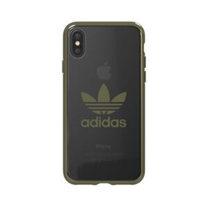 Aizmugurējais vāciņš Adidas Apple iPhone X/Xs OR Clear Case Green