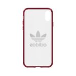 Aizmugurējais vāciņš Adidas Apple iPhone X/Xs  OR Clear Case Red