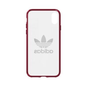 Aizmugurējais vāciņš Adidas Apple iPhone X/Xs  OR Clear Case Red