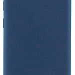 Back panel cover Evelatus Samsung Galaxy A10 Nano Silicone Case Soft Touch TPU Dark Blue