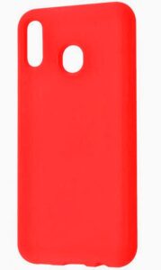 Aizmugurējais vāciņš Evelatus Samsung A20E Nano Silicone Case Soft Touch TPU Red