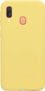 Tagakaaned Evelatus Samsung Galaxy A40 Nano Silicone Case Soft Touch TPU Yellow