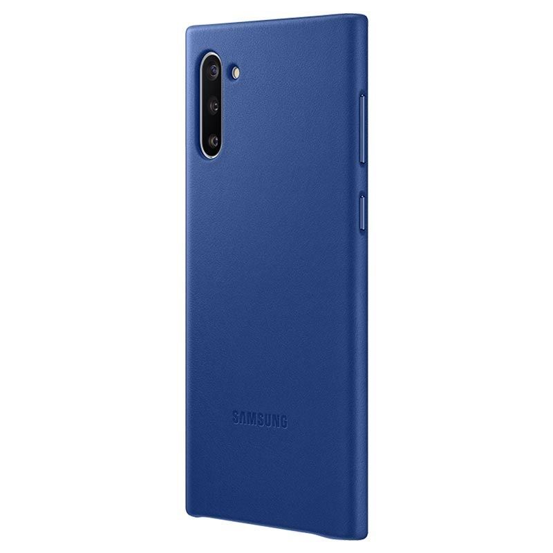 Aizmugurējais vāciņš Samsung Galaxy Note 10 Leather Cover Blue