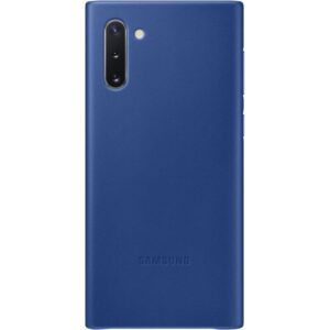 Aizmugurējais vāciņš Samsung  Galaxy Note 10 Leather Cover Blue