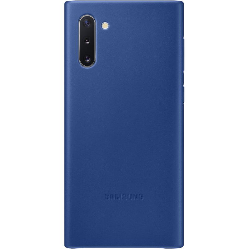 Aizmugurējais vāciņš Samsung Galaxy Note 10 Leather Cover Blue