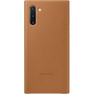 Aizmugurējais vāciņš Samsung  Galaxy Note 10 Leather Cover Camel