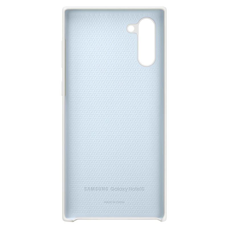 Aizmugurējais vāciņš Samsung Galaxy Note 10 Silicone Cover White