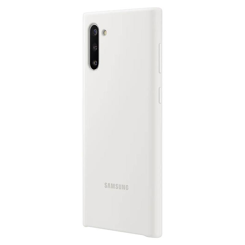 Aizmugurējais vāciņš Samsung Galaxy Note 10 Silicone Cover White