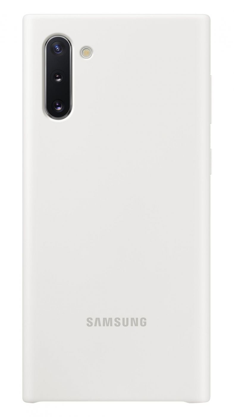 Aizmugurējais vāciņš Samsung Galaxy Note 10 Silicone Cover White