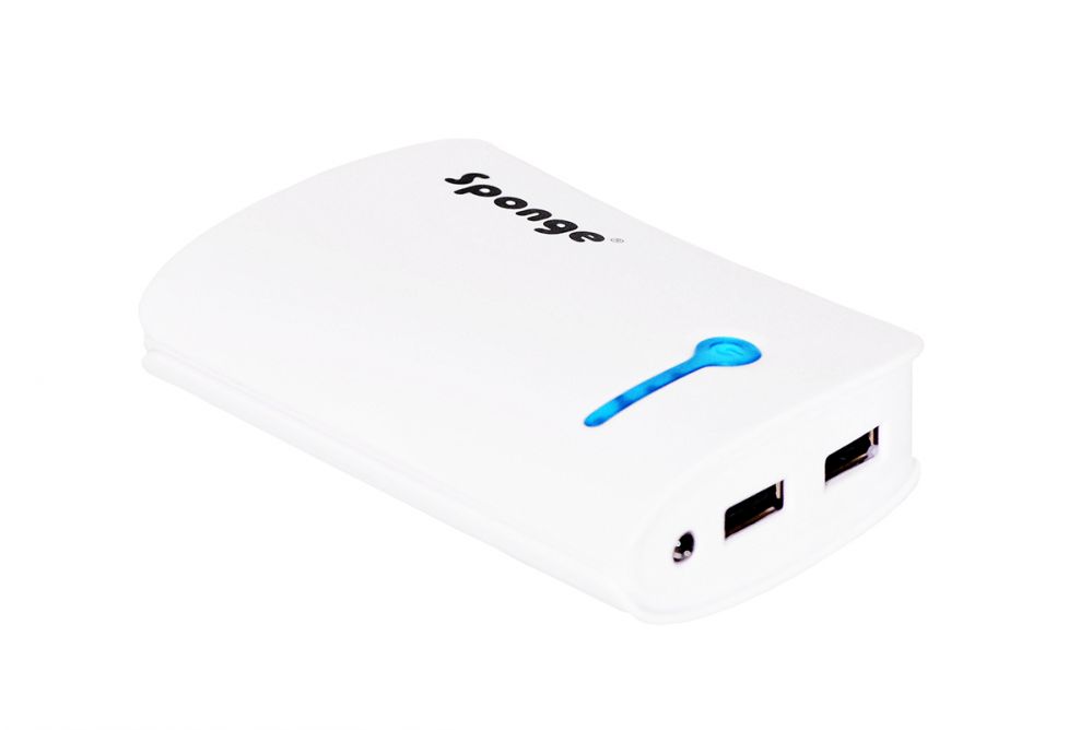 Ārējais akumulators Sponge Power bank Energy 8400 White