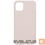 Back panel cover Evelatus Apple iPhone 11 Pro Max Premium Soft Touch Silicone Case Pink Sand