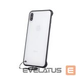 Back panel cover iLike Apple iPhone XR frameless case Black