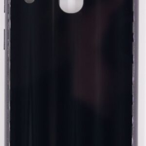 Back panel cover Evelatus Samsung A40 Water Ripple Full Color Electroplating Tempered Glass Black