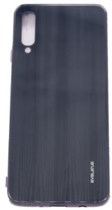 Aizmugurējais vāciņš Evelatus Samsung Galaxy A50 Water Ripple Full Color Electroplating Tempered Glass Black