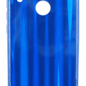 Back panel cover Evelatus Xiaomi Redmi 7 Water Ripple Full Color Electroplating Tempered Glass Blue