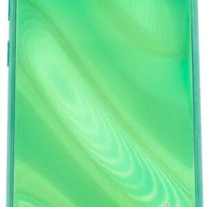 Back panel cover Evelatus Samsung Galaxy A10 Water Ripple Full Color Electroplating Tempered Glass Case Green