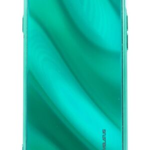 Back panel cover Evelatus Apple iPhone 7/8 Water Ripple Full Color Electroplating Tempered Glass Green