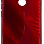 Nugarėlės dėklai Evelatus Xiaomi Note 7 Water Ripple Full Color Electroplating Tempered Glass Case Red