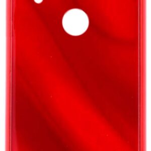 Tagakaaned Evelatus Xiaomi Redmi 7 Water Ripple Full Color Electroplating Tempered Glass Case Red