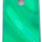Aizmugurējais vāciņš Evelatus Xiaomi Redmi 7 Water Ripple Full Color Electroplating Tempered Glass Case Green