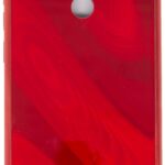 Tagakaaned Evelatus Xiaomi Redmi 8 Water Ripple Full Color Electroplating Tempered Glass Case Red