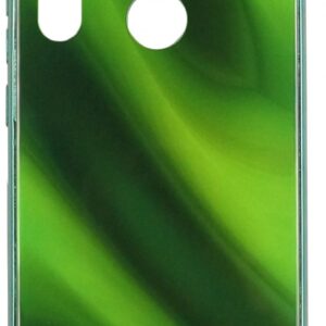 Tagakaaned Evelatus Xiaomi Xiaomi Redmi Note 8 / Redmi Note 8 2021 Water Ripple Full Color Electroplating Tempered Glass Case Green