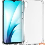 Back panel cover Evelatus Samsung Galaxy A10 Military Shockproof Silicone Case TPU Transparent