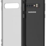 Back panel cover Evelatus Samsung Galaxy S10 Military Shockproof Silicone Case TPU Black