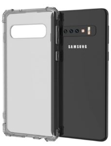 Aizmugurējais vāciņš Evelatus Samsung Galaxy S10 Military Shockproof Silicone Case TPU Black