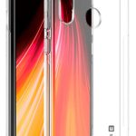 Back panel cover Evelatus Xiaomi Redmi Note 8 / Redmi Note 8 2021 Military Shockproof Silicone Case TPU Transparent