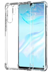 Aizmugurējais vāciņš Evelatus Huawei P30 Lite Military Shockproof Silicone Case TPU Transparent