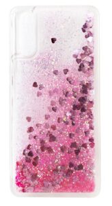 Nugarėlės dėklai Evelatus Samsung A50 Shining Quicksand Case Pink