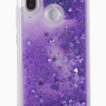 Back panel cover Evelatus Xiaomi Redmi 7 Shining Quicksand Case Purple