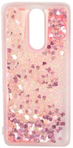 Nugarėlės dėklai Evelatus Xiaomi Redmi 8 Shining Quicksand Case Pink