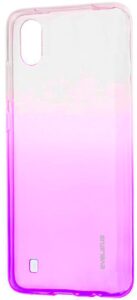 Back panel cover Evelatus Samsung A10 Gradient TPU Case Rose Red